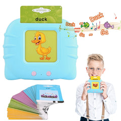 iMountek 224 Words Kids Talking Flash Cards – Electronic Audio Learning Machine with 112 Cards for Toddlers (English)