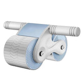 Automatic Rebound Abdominal Wheel Anti-slip AB Roller Wheel with Kneel Pad Phone Holder Home Gym Abdominal Exerciser for Men Women