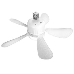 12W Ceiling Fan with Dimmable LED Light – 3 Speeds, Stepless Brightness & Color Temp, Smart Timer, Remote Control