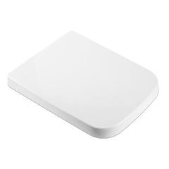 Premium Square Toilet Seat – Heavy-Duty, Quiet-Close, Quick-Release, Easy-Clean, White (UK)