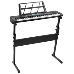 iMounTEK 61-Key Digital Music Keyboard – Electric Piano with Stand & Microphone for Kids and Beginners