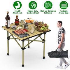 Foldable Charcoal BBQ Grill – Portable Stainless Steel Tabletop Barbecue for Camping, Picnic & Backyard Parties