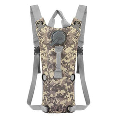 Tactical Hydration Pack with 2L Water Bladder, Lightweight Water Backpack with Adjustable Straps for Hiking, Cycling, Climbing, Running, and Outdoor Sports