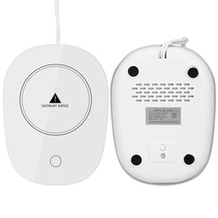 Coffee Mug Warmer Electric Beverage Heater with Auto Shut-Off, Desktop Cup Warmer for Coffee, Tea, Milk – Office & Home Mat, 125.6℉