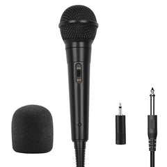 Marengo Handheld Wired Microphone Cardioid Dynamic Vocal Mic with On/Off Switch 13ft Cable 6.35 mm Jack for Speaker Karaoke Ampilifier Mixer Professional Stu
