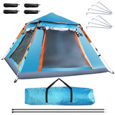 LakeForest 4–5 Person Camping Tent – Outdoor Waterproof Tent with Mosquito Net Windows & Carrying Bag for Hiking, Climbing & Fishing