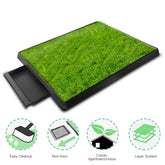 iMountek Dog Potty Training Artificial Grass Pad – Indoor & Outdoor Puppy Loo Tray, Cat & Dog Toilet Trainer Mat for Small & Medium Pets