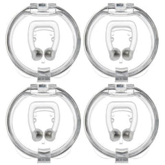 4Pcs Magnetic Nose Clip Anti-Snoring Device – Comfortable, Reusable Sleeping Aid for Men and Women