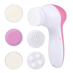 Deep Clean 5-in-1 Waterproof Facial Brush – Gentle Exfoliation & Blackhead Remover Set