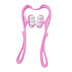 360º Rotatable Neck Roller Massager with 6 Balls - Portable Trigger Point Pain Relief for Neck, Legs, Thighs, and Feet Body Care Comfort