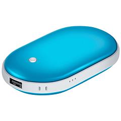 Portable Hand Warmer 5000mAh – Rechargeable Double-Sided Heating Pocket Hand Warmer & Power Bank