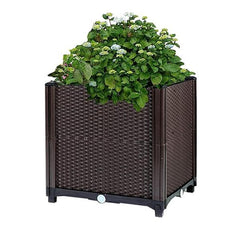 Raised Garden Bed with Self-Watering System – Elevated Planter Box for Flowers, Vegetables & Herbs