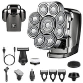 BladeMaster 9D – 6-in-1 Electric Head Shaver for Men with LED Display & Travel Lock