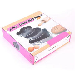 Non-Stick Springform Cake Pan Set – 3-Piece Leakproof Bakeware with Removable Bottoms (9", 10", 11")