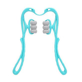 360º Rotatable Neck Roller Massager with 6 Balls - Portable Trigger Point Pain Relief for Neck, Legs, Thighs, and Feet Body Care Comfort