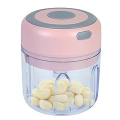 iNova Mini Electric Garlic Chopper – 8.45oz Cordless Rechargeable Food Mincer for Garlic, Onion, Chili, Nuts, Meat, Ginger & Baby Food