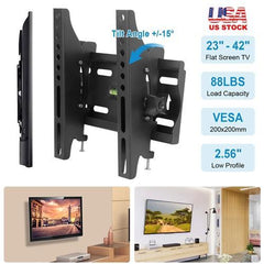 Tilt TV Wall Mount Bracket for 23"-42" LED/LCD/PLASMA Flat Screen TV, VESA 200x200mm