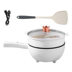3L Electric Hot Pot Noodle Cooker with Steamer