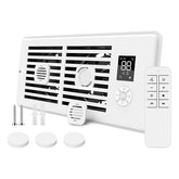 Register Booster Fan – Smart AC Vent Fan for 4" x 10" Registers with 3 Modes, 10 Speeds, Timer, LCD & Scent Diffuser