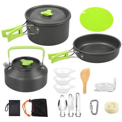 16-Piece Camping Cookware Set – Lightweight Outdoor Cooking Kit