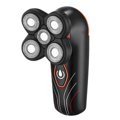 iMountek 4D Electric Shaver for Men – 5 Floating Head Rotary Razor, IPX7 Waterproof Wet & Dry, Rechargeable Beard Trimmer