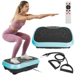 VibeFit Pro: Whole Body Vibration Platform with Resistance Bands & Remote