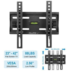 Tilt TV Wall Mount Bracket for 23"-42" LED/LCD/PLASMA Flat Screen TV, VESA 200x200mm