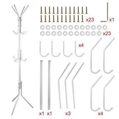HG Coat Rack Organizer (White)
