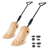Adjustable Wooden Boot Stretcher - Shoe Shaper and Widener for Men & Women