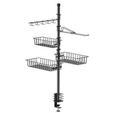 Blackstone Griddle Caddy with Paper Towel Holder, Hook Baskets & BBQ Accessories Storage Rack - Vertical Standing Organizer for Grill Utensils