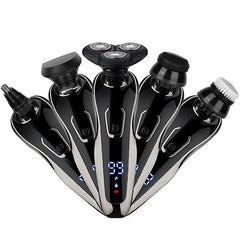 5-in-1 Electric Shaver & Grooming Kit – Waterproof, Cordless, Rechargeable