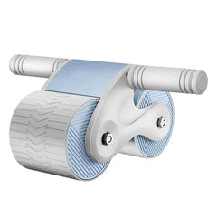 Automatic Rebound Abdominal Wheel Anti-slip AB Roller Wheel with Kneel Pad Phone Holder Home Gym Abdominal Exerciser for Men Women