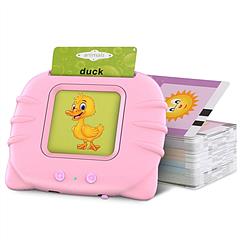 iMountek 224 Words Kids Talking Flash Cards – Electronic Audio Learning Machine with 112 Cards for Toddlers (English)