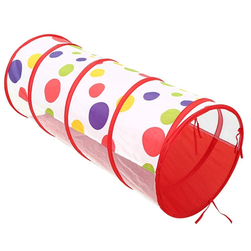 iMountek 3-in-1 Kids Crawl Tunnel Tent & Ball Pit Set – Foldable Children Playhouse Pop-Up Tent with Storage Bag for Indoor, Outdoor & Travel Use