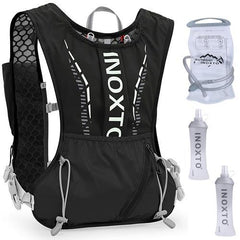 Sport Hydration Vest Running Backpack with 15oz-50oz Water Bladder, Adjustable Straps, and Storage Bag for Trail Running, Marathon, Race, and Hiking