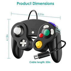 ShockPro Wired Gamepad – Compatible with Nintendo GameCube & Wii