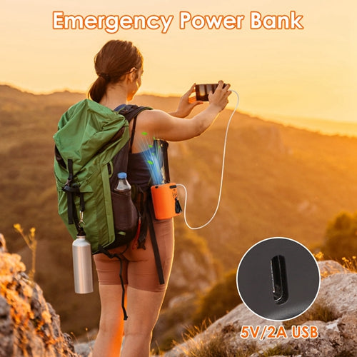5-in-1 Wearable Waist Clip Fan with Flashlight – 10000mAh Rechargeable Turbo Fan with 5 Speeds, Hands-Free Belt & Neck Fan for Camping, Travel & Outdoors
