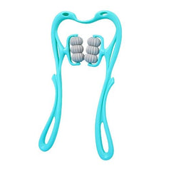 360º Rotatable Neck Roller Massager with 6 Balls - Portable Trigger Point Pain Relief for Neck, Legs, Thighs, and Feet Body Care Comfort