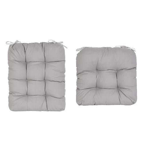 2Pcs Rocking Chair Cushions Set – Upper & Lower Back Seat Cushions with Non-Slip Ties – Soft Polyester Fiber Filling for Ultimate Comfort – Perfect for Indoor, Home, Office, and Car Use