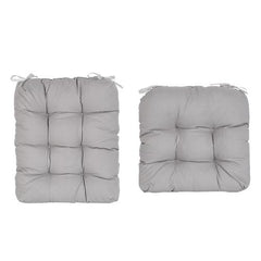 2Pcs Rocking Chair Cushions Set – Upper & Lower Back Seat Cushions with Non-Slip Ties – Soft Polyester Fiber Filling for Ultimate Comfort – Perfect for Indoor, Home, Office, and Car Use
