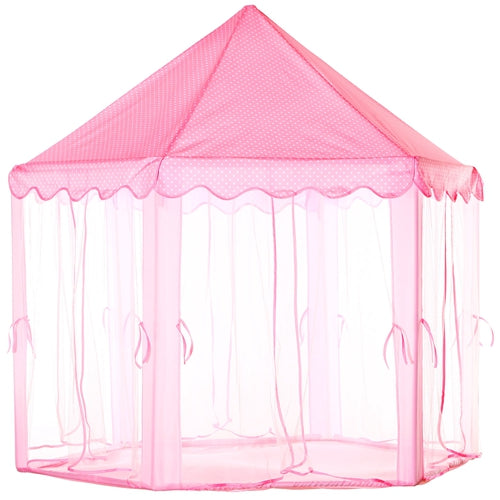 iMountek Princess Castle Kids Play Tent for Girls – Indoor & Outdoor Children Playhouse with Carry Bag