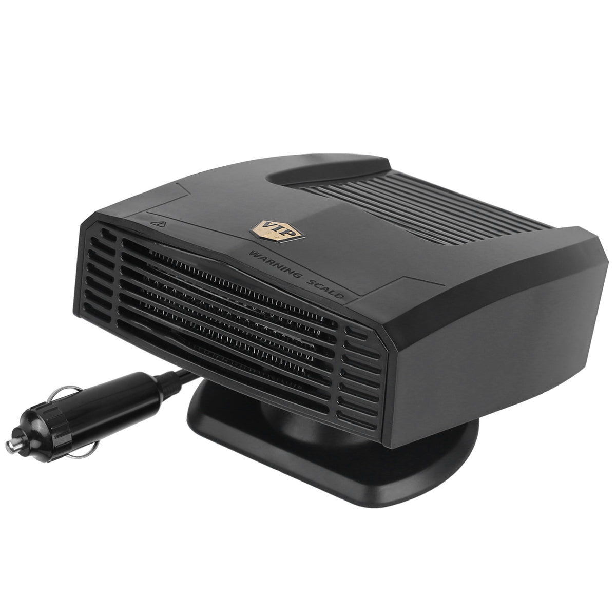 24V 180W Portable Car Heater & Cooling Fan – 2-in-1 Windshield Defroster, Defogger & Demister with 360° Rotating Base