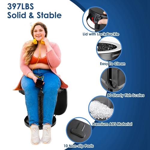Retractable Portable Toilet – Collapsible Adult Potty with Adjustable Height, Lid, 20 Waste Bags & Carry Bag – Emergency Toilet Kit for Camping, Travel, Outdoors