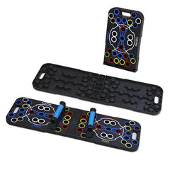 Multifunctional Push Up Board – Home Strength Training Equipment with 15 Fitness Accessories, Pilates Bar, Resistance Band, Roller Wheel for Full Body Workout