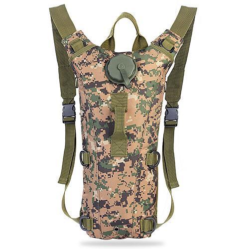 Tactical Hydration Pack – 3L Water Bladder Adjustable Backpack for Hiking, Cycling, Climbing & Running