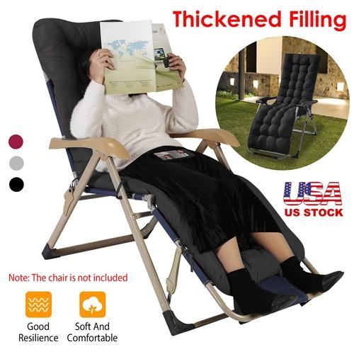 Chaise Lounge Cushion 71"x22" – Universal Replacement Pad for Rocking Chairs, Recliners & Deck Seating