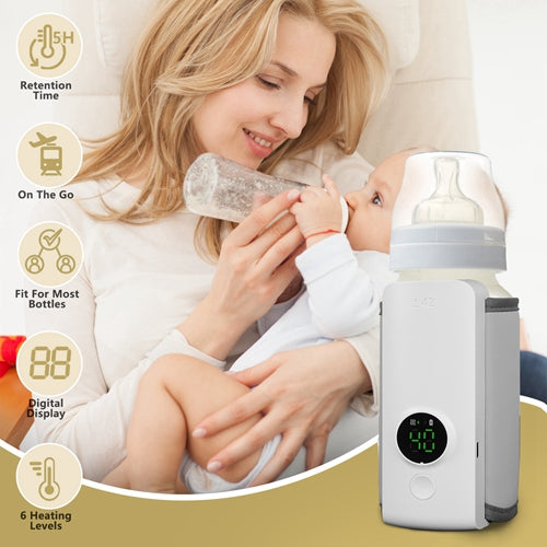 Portable USB Bottle Warmer for Baby Milk & Formula
