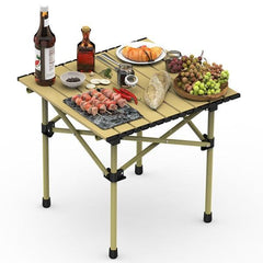 Foldable Charcoal BBQ Grill – Portable Stainless Steel Tabletop Barbecue for Camping, Picnic & Backyard Parties