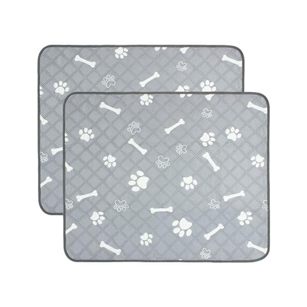 2-Pack Reusable Waterproof Pet Pee Pads – Washable, Non-Slip, Absorbent Training Mats for Puppies, Dogs, Cats & Crates (Size M)