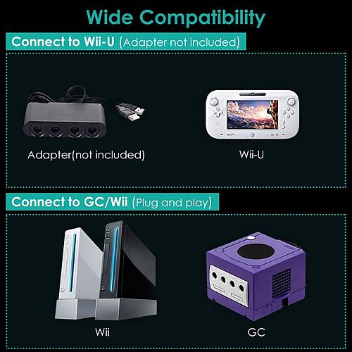 ShockPro Wired Gamepad – Compatible with Nintendo GameCube & Wii